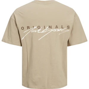 Jack & Jones Sirt Baskili Bisiklet Yaka Tisört- Scripting-12230181