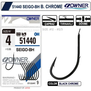 51440 Seigo-Bh Black Chrome Iğne