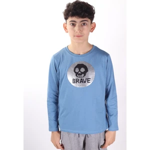 Erkek Çocuk Sweatshirt Pul Paletli E1042A6
