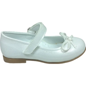 Ortaç Emt Bebe Sedef Bıyık Fiyonk Kız Çocuk Babet Abiye Ayakkabı Fantazi Düğün