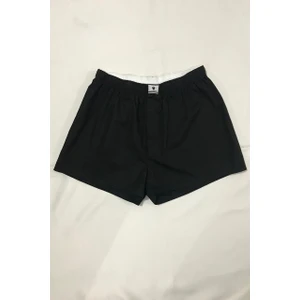 BLACKSPADE-9532-ERKEK Poplin % 100 Coton Baxer-Siyah