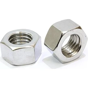 Unc Kasa Somunu Altıgen 1/4 Beyaz 10'lu