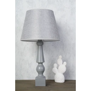 HMY Design Raquette Ahşap Abajur Gri