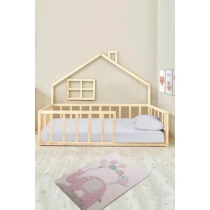 Enjoy Life Montessori Bebek ve Çocuk Karyolası Doğal Ahşap Yatak