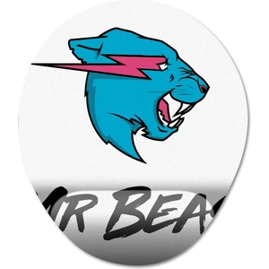 Mr. Beast Bilek Destekli Mousepad Model - 3 Oval
