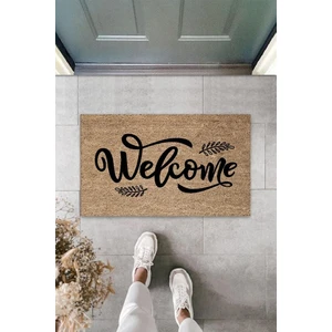 Diji Baby Siyah Kapı Önü Paspası Klı Welcome Desen  K-3303