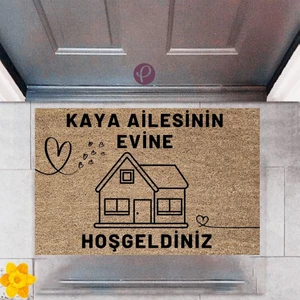Diji Baby Kapı Önü Paspası Dekoratif Dijital Baskı Kişiye Özel P-2444
