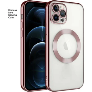 Apple iPhone 11 Pro Kılıf Zebana Glint Silikon Kılıf Rose Gold