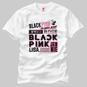 Built By Crazy Blackpink Collage Tişört
