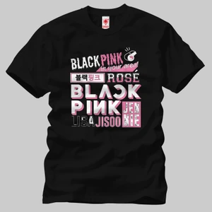 Built By Crazy Blackpink Collage Tişört