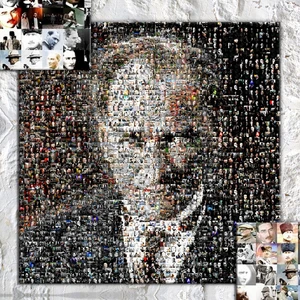 Morfil Sanat Atölyesi Atatürk Mustafa Kemal Puzzle Kanvas Tablo