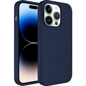 Apple Iphone 13 Pro Max Kılıf Magsafeli Mat Sert Plas Silikon