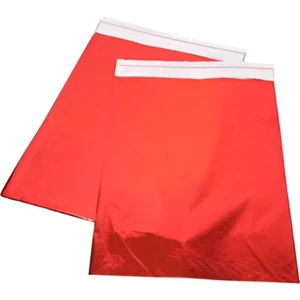 Metalize Bantlı Hediye Paketi 12X17 Cm- 100'LÜ