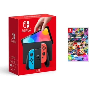 Switch OLED Yeni Nesil Konsol 64GB + Mario Kart 8 Deluxe Oyunlu Bundle