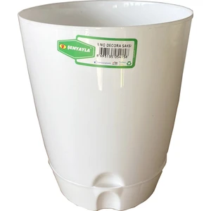 Decora Saksı 3 Lt. No:3 (Ø 19*16,5 Cm)