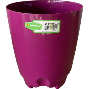 Decora Saksı 3 Lt. No:3 (Ø 19*16,5 Cm)
