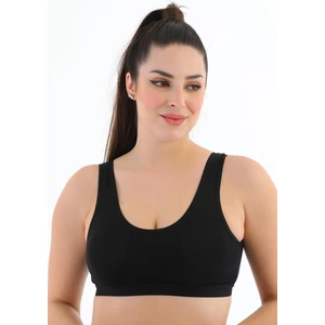 Kalın Askılı Pamuklu Pedli Büyük Beden Toparlayıcı Spor Sütyen SB778