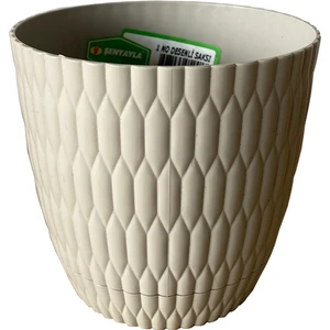 Desenli Saksı 0,75  Lt. No:1 (Ø 11*10,5 Cm)