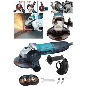 Germany Metal Dişli Bakır Sargılı 3000W 115 Mm - 125 Mm Spiral Avuç Içi Kesme ve Taşlama Makinası