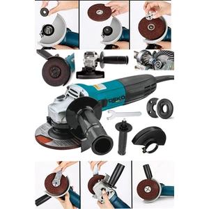 Deko Turkey Metal Dişli Sistem Bakır Sargılı  3500WATT 115MM -125MM  Spiral Avuç Içi Kesme ve Taşlama Makinası