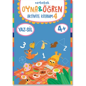 Oyna & Öğren Yaz-Sil Aktivite Kitabım 4