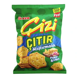 Çizi Çıtır Peynir & Soğan Aromalı Kraker 10 x 40 gr