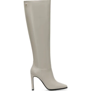 Nine West Cebbı 2pr Kırık Beyaz Kadın Topuklu Çizme