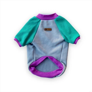 Luli Pet Gri- Yeşil Polarlı Kedi Köpek Sweatshirt