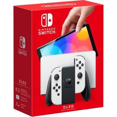 新品即納 Nintendo Switch Nintendo Switch OLED Beyaz Yeni Nesil Konsol 64GB + Pokemon Fiyatı