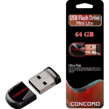 Concord USB Flash Bellek 64GB Mini Lite