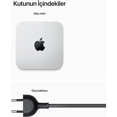 Apple Mac Mini M2 8GB 256GB SSD macOS Mini PC MMFJ3TU/A Fiyatı