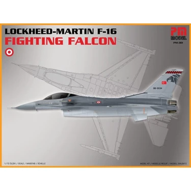 Pm Model Lockheed Martin F-16 Fighting Falcon Pm Model Demonte Plastik Uçak Maket