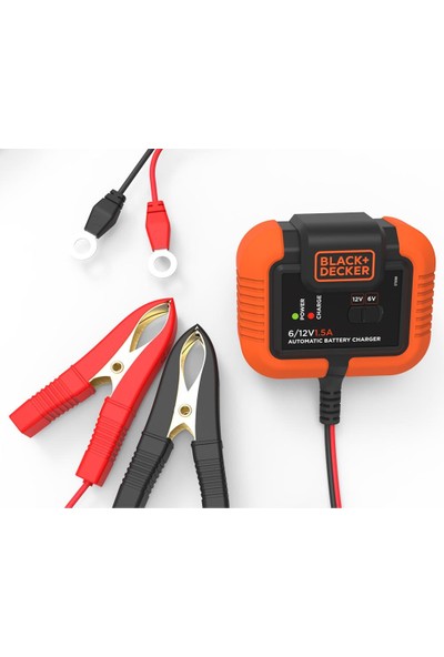 Black+Decker BXA21 6V/12V 72A Akıllı Akü Şarj ve Akü Bakım Cihazı