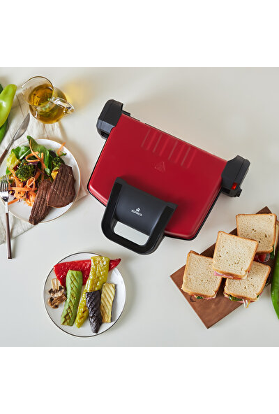 Karaca Future Essential Tost Makinesi Matte Red 1800 W