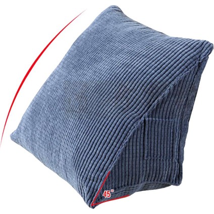 2pcs Üçgen Kereste Yastığı Bel Yastık Ofisi ve Donanma 40X36X20CM (Yurt Dışından) modelleri