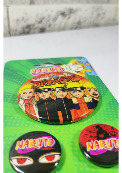 Anime Marketi Naruto Rozet 4'lü Paket