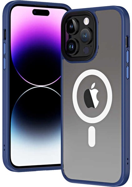 iPhone 13 Pro Uyumlu (13 Pro) Hibrit Serisi Wireless Şarj Özellikli Magic Magsafe Kılıf