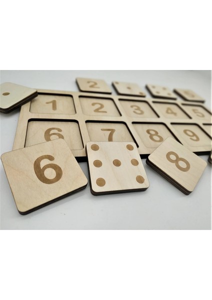 Ahşap Matematik Tahtası, Montessori Sayı Bulmaca, Yürümeye Başlayan Çocuk Aktivitesi fiyatları