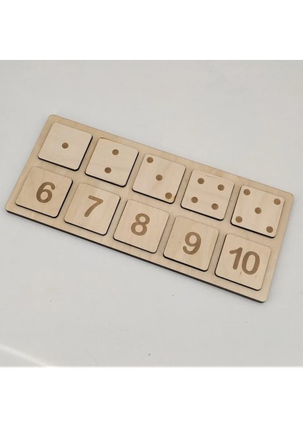 Ahşap Matematik Tahtası, Montessori Sayı Bulmaca, Yürümeye Başlayan Çocuk Aktivitesi fırsatları