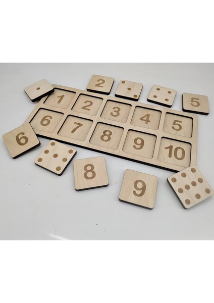 Ahşap Matematik Tahtası, Montessori Sayı Bulmaca, Yürümeye Başlayan Çocuk Aktivitesi indirimleri