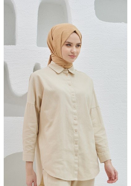 Koyu Bej Loryan Scarf Loryan Şal