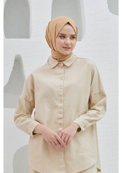 Koyu Bej Loryan Scarf Loryan Şal