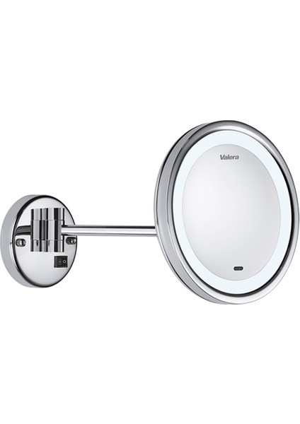 Optima Light Smart Sansörlü Otamatik Işıklı LED Aydınlatmalı Yatay Eksen Ayarlı 3x Büyüteçli Krom Ayna