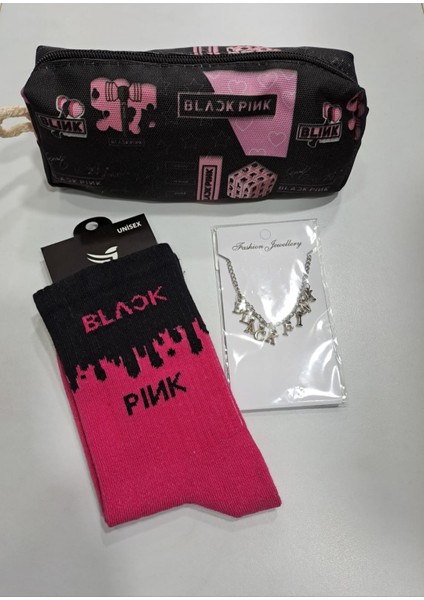 Blackpink Kalemlik Çorap Kolye Kombin