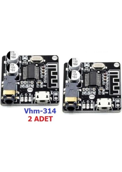 2 Adet Bluetooth 5.0 Ses Müzik Modülü VHM-314