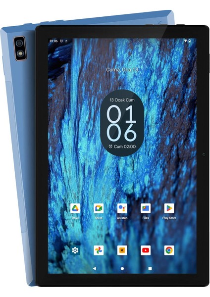 10.1 Inc 4gb Ram 64GB Hafıza 1920*1200 IPS Ekran 8 Çekirdek Işlemcili Quartzlıte Mavi Tablet
