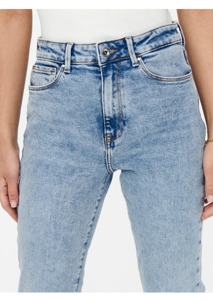 ONLEMILY STRETCH HW ST AK Mavi Kadın Jean Pantolon fırsatları