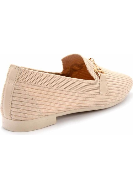 Bej Triko Kadın Loafer Ayakkabı K01320302082 fırsatları