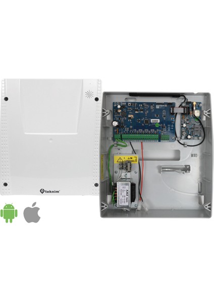 (TSP-5208G) Gsm/gprs Li Pars Serisi 8+8 Zonlu Alarm Paneli (Keypad ve Akü Hariçtir)