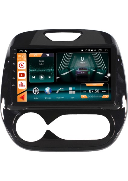 Renault Captur Android 10 Carplay Özellikli Navigasyon Multimedya Ekran 2gb Ram + 32GB HDD